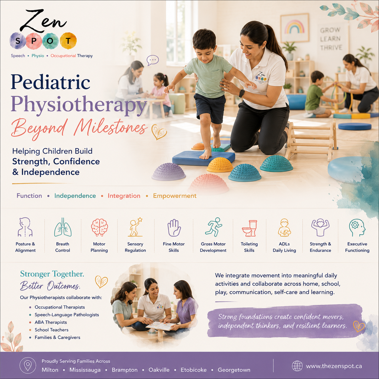 Pediatric Physiotherapy Milton, Pediatric Therapy Milton, Child Physiotherapy Milton, Occupational Therapy Milton, Speech Therapy Milton, Pediatric Physiotherapist GTA, Functional Pediatric Therapy, Sensory Regulation Therapy, Motor Planning Therapy, Pediatric Developmental Support