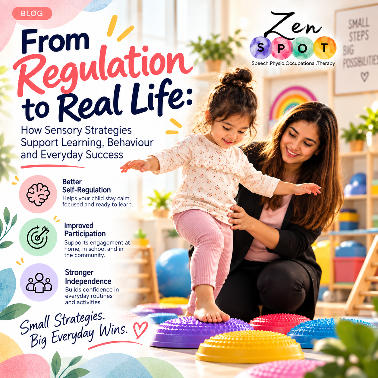 Pediatric Sensory Strategies, Sensory Processing, Pediatric Occupational Therapy, Self-Regulation, Child Development, Sensory Regulation, Occupational Therapy, Pediatric Therapy, Ontario, Milton, Mississauga, Halton Region, GTA